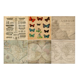 Giấy sticker background vintage London