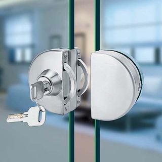 Khóa Bán Nguyệt Kép - Khóa Cửa kính