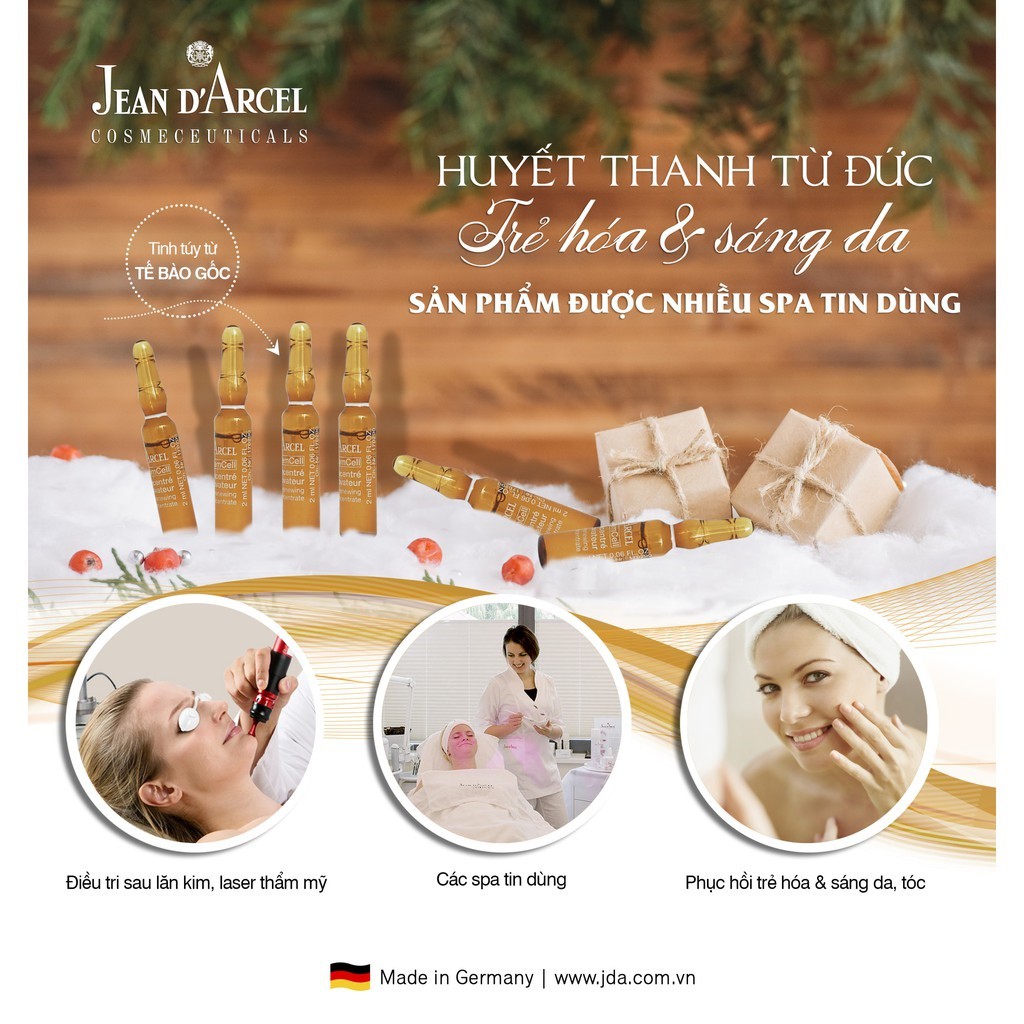 [HÀNG NHẬP KHẨU] Huyết Thanh Tế Bào Gốc Giúp Làm Trẻ Hóa Và Sáng Da Jean D’Arcel Renewing Concentrate