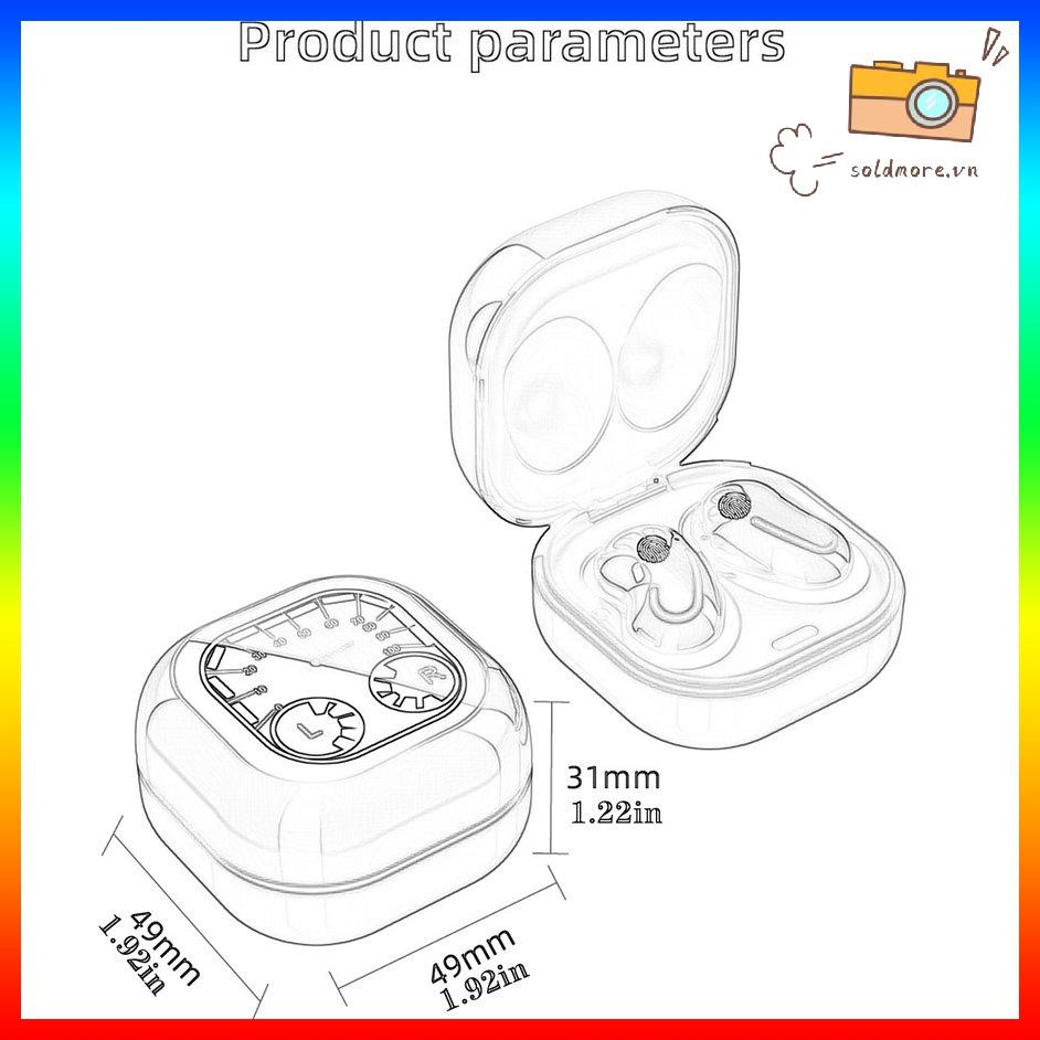 Tai Nghe Nhét Tai Không Dây Có Đèn Led S6 Se