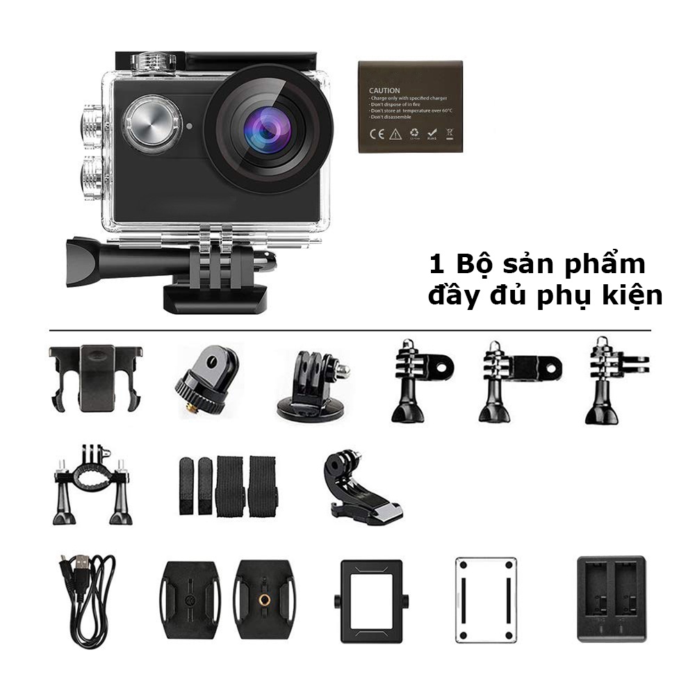 Camera hành trình, Camera hành trình 4k chống rung Ultra HD DV, Hỗ trợ kết nối Wifi, Chống nước, Chống rung- BEST SELLER | BigBuy360 - bigbuy360.vn