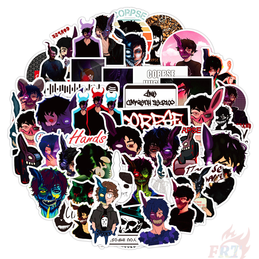 ❉ Corpse Husband - Series 01 Anime Stickers ❉ 50Pcs/Set Cartoon DIY Fashion Luggage Laptop Skateboard Decals Doodle Stickers