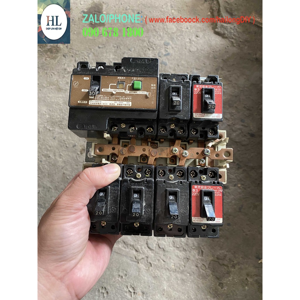 Aptomat cóc 20A nhật bản