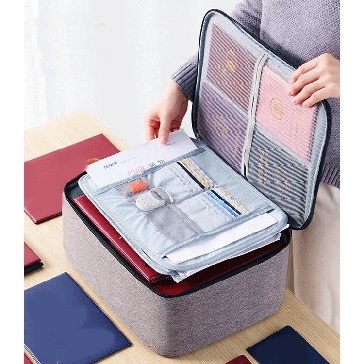 Túi xách du lịch đa năng đựng đồ dùng, tài liệu và giấy tờ nhiều ngăn chống thấm nước
