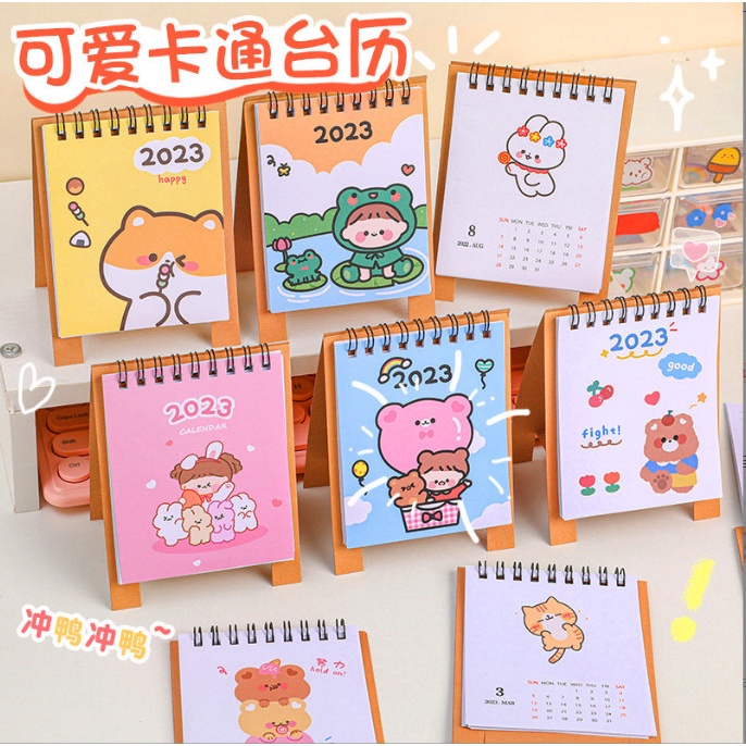 Lịch để bàn 2023 phiên bản cute cưng xỉu nhỏ xíu