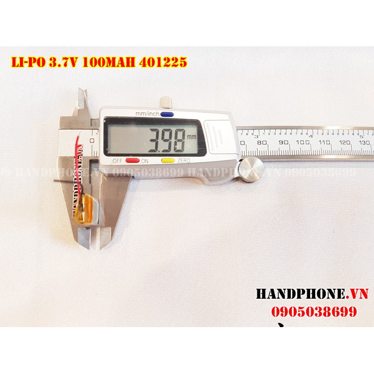 Pin Li-Po 3.7V 401225 90 / 100mAh (Lithium Polyme)