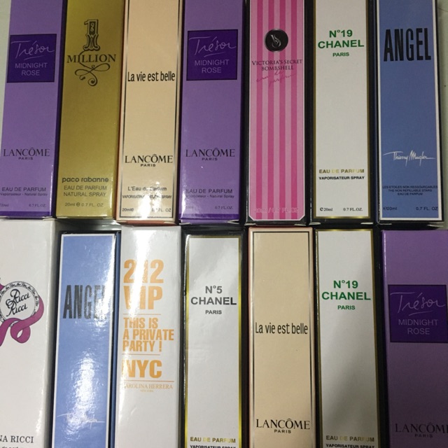 Nước hoa chiết 4d(nhiều mùi)