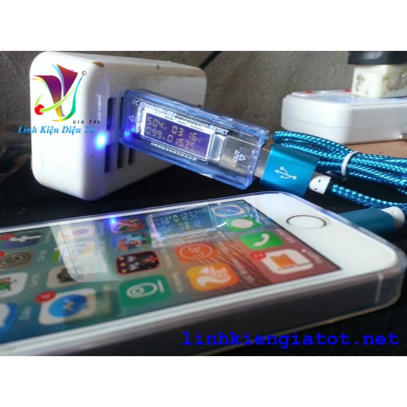 Cáp lightning iphone 5/6 dòng 2a dây dù mẫu 4