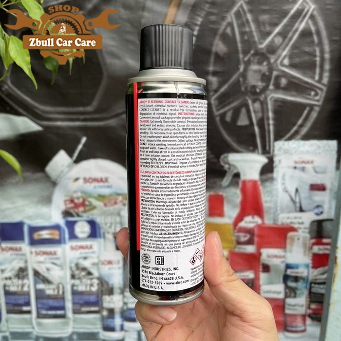 Chai xịt vệ sinh mạch điện tử Abro 165g