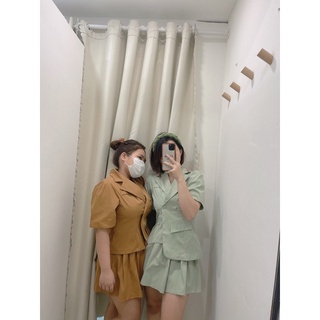 SET VEST MINT NÂU