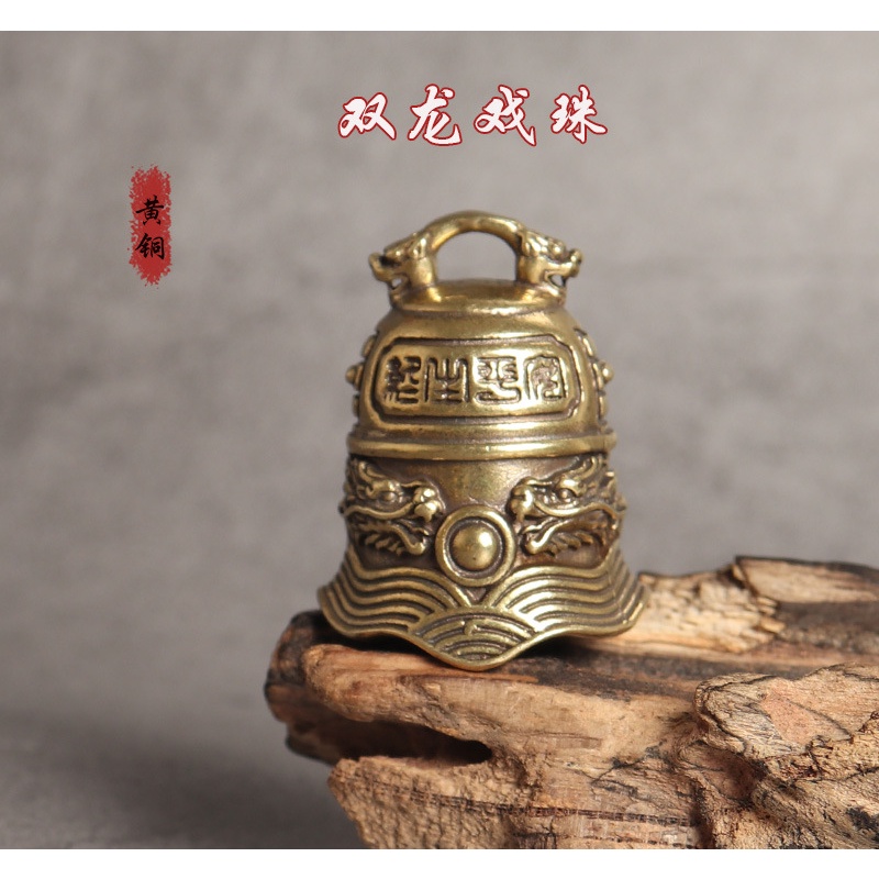 Chuông đồng nguyên chất treo trang trí hình rồng