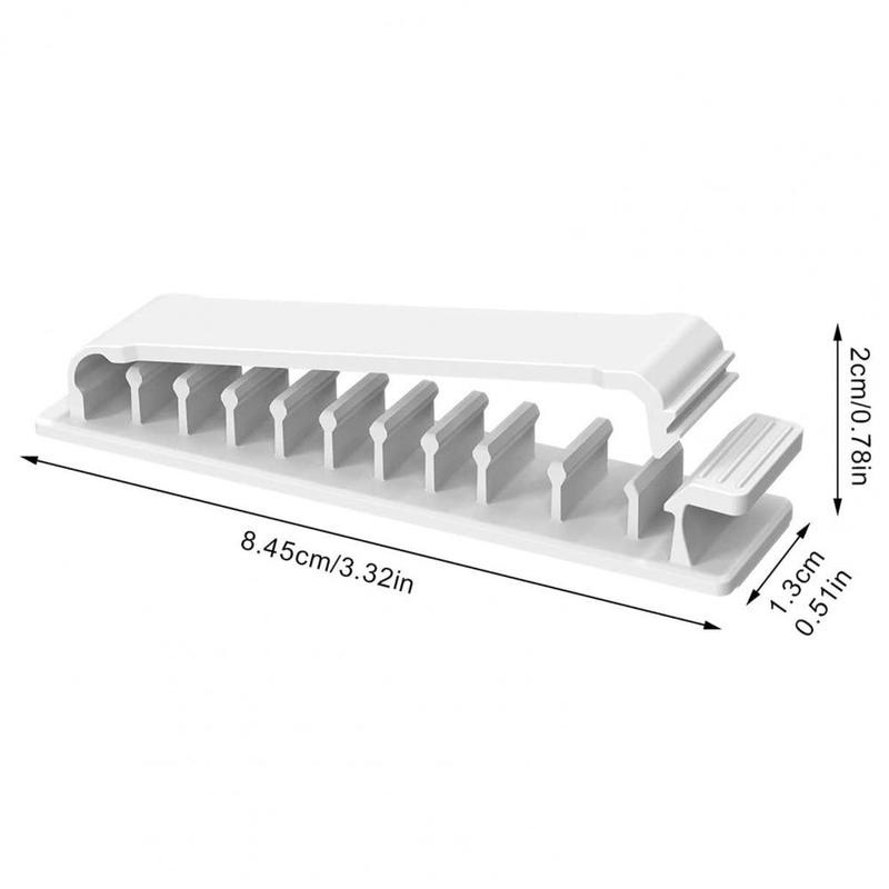 Kẹp Cố Định Dây Cáp Tai Nghe 10 Lỗ Có Thể Điều Chỉnh Tiện Dụng