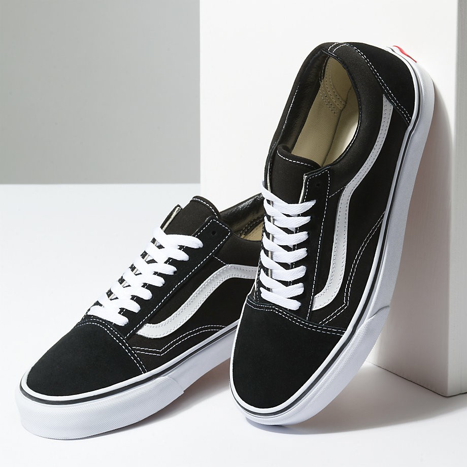 Giày Sneaker Nam, Giày Vans [REAL] Old Skool Black White cho nam nữ | BigBuy360 - bigbuy360.vn