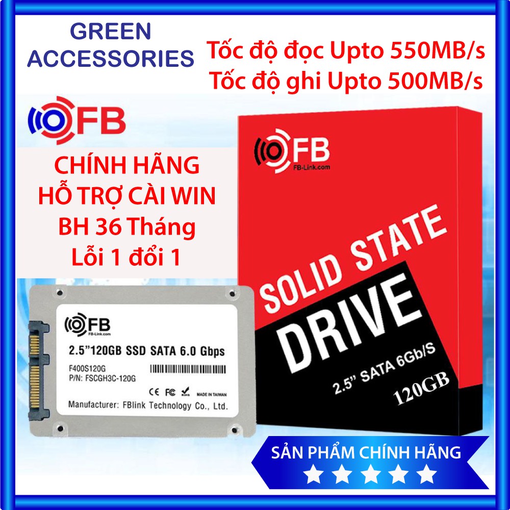 Ổ Cứng SSD FB-Link 480GB 240GB 120GB HM300 2.5 inch, SATA III BH Chính Hãng 3 năm | BigBuy360 - bigbuy360.vn