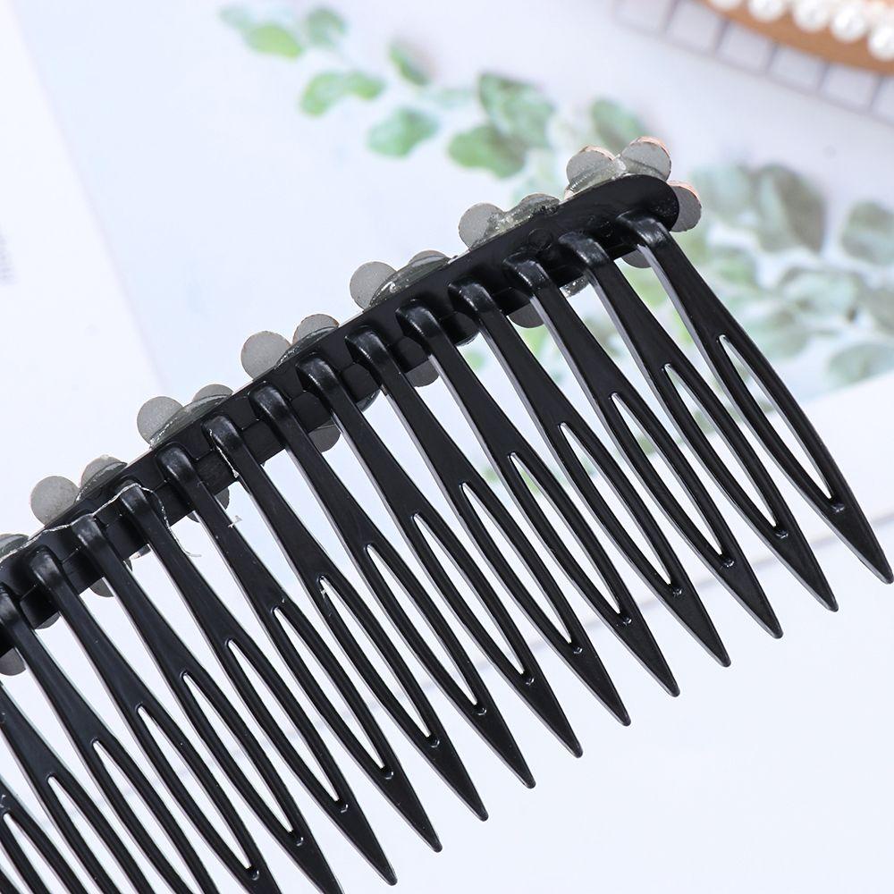 ☆Hoa Hồng☆ Cài Tóc Hình Hoa Đính Ngọc Trai 20 Răng Cho Bé Gái|Kẹp Tóc Đính Nút Thời Trang Cho Nữ