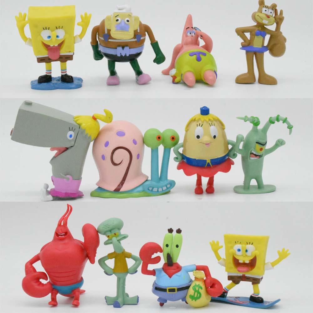 Mô Hình Đồ Chơi Nhân Vật Anime SpongeBob Crab boss Dễ Thương Cho Bé