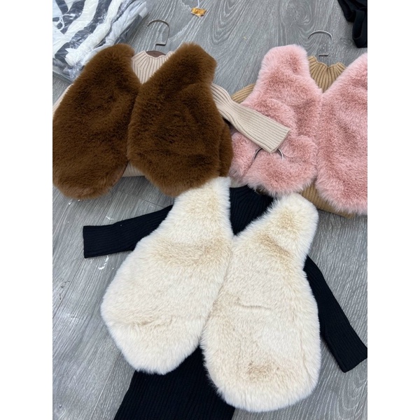 Sét váy len Body+ áo khoác lông ngoài bé gái 8-28kg