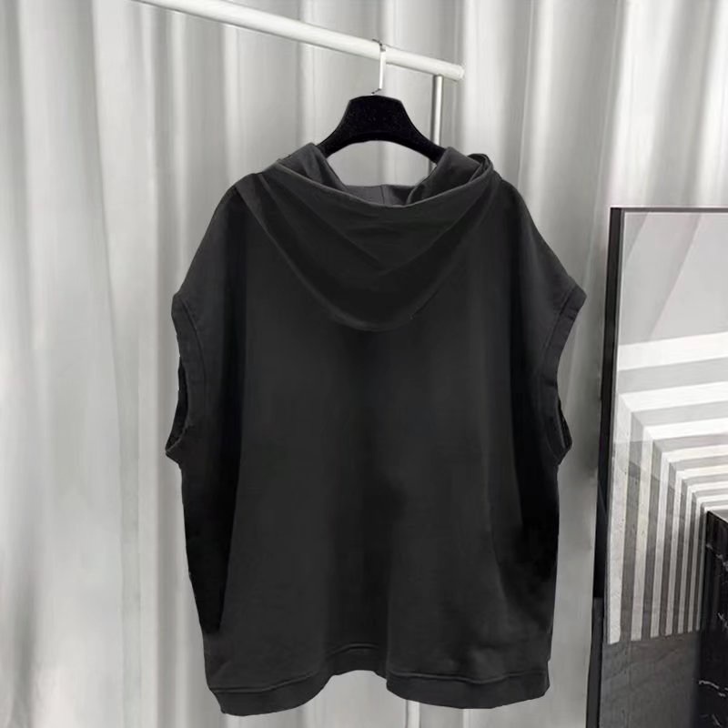 Áo Hoodie Sát Nách Dáng Rộng Phối Nhiều Túi Phong Cách Hip Hop Đường Phố Nhật Bản Cỡ M-3XL Cho Nam