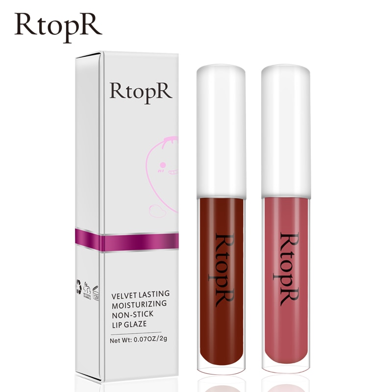 RtopR Lip Makeup Non-stick Cup Lipstick Lasting Moisturizing Cosmetic Matte Lip Glaze Waterproof Lip Gloss | BigBuy360 - bigbuy360.vn