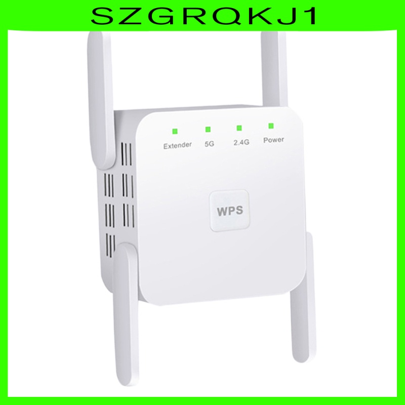 Thiết Bị Khuếch Đại Tín Hiệu Wifi Không Dây 1200mbps 2.4g 5g 4 Ăng Ten Phích Cắm Eu | BigBuy360 - bigbuy360.vn