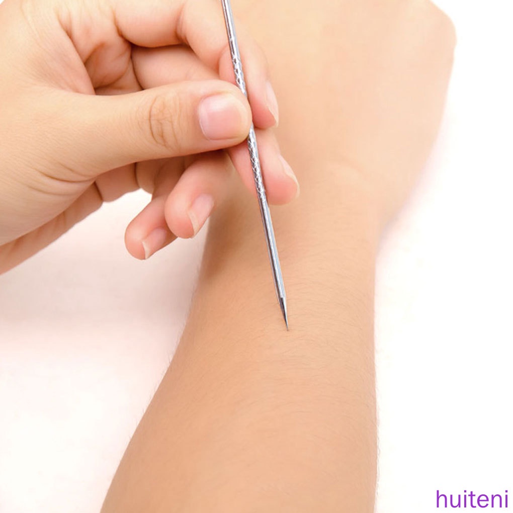[Hàng mới về] Thanh nặn mụn đầu đen chất liệu thép không gỉ bền bỉ