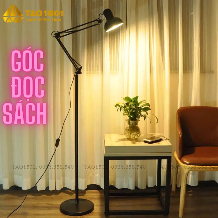 Đèn cây trang trí cao cấp cao 2m - Đọc sách - Làm việc