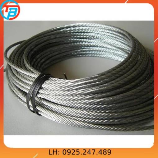 Dây cáp INOX 304 Phi [ 3mm ] CÁP THÉP SÀI GÒN