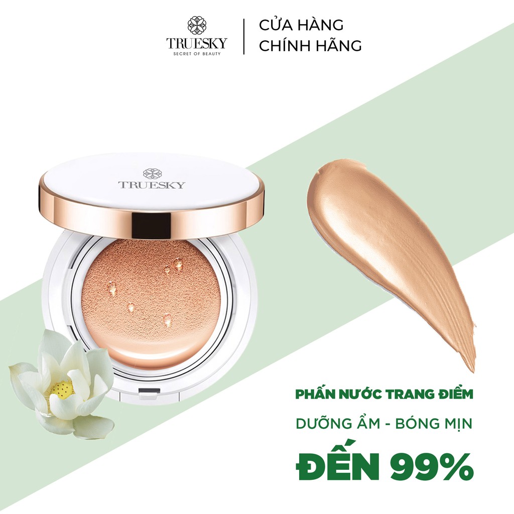 Phấn nước che khuyết điểm Truesky mỏng mịn, che phủ tốt , lâu trôi, tông sáng - Miracle BB Cushion SPF 30/PA +++