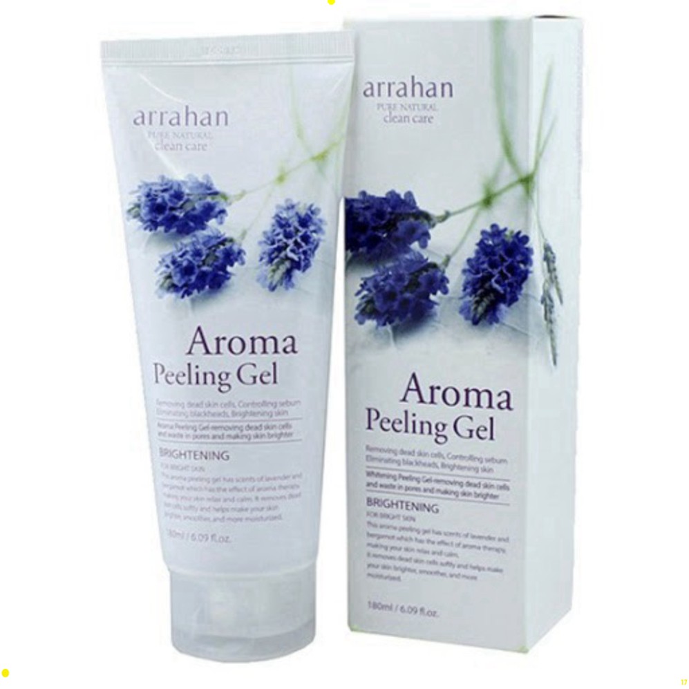 Tẩy Da Chết Làm Trắng Da Hoa Quả Arrahan, gel tẩy tế bào chết Arrahan Whitening Peeling kích trắng da fre