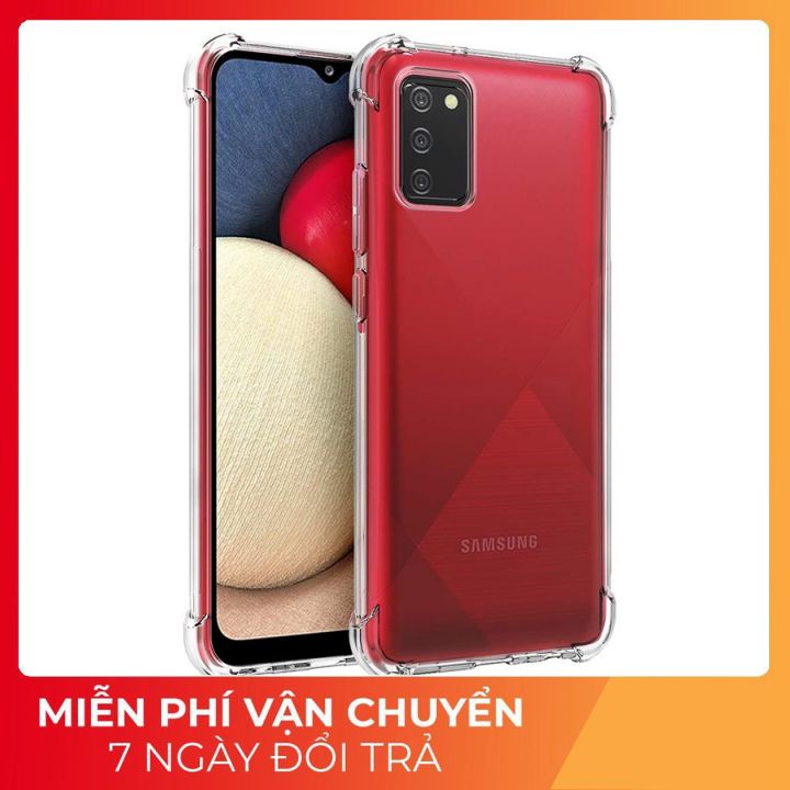 Ốp samsung a02s , a03s trong suốt chống sốc 4 cạnh , bảo vệ điện thoại tuyệt đối