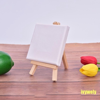 Tranh Canvas Mini 10Cmx10Cm Khung Gỗ Treo Trang Trí Nhà Cửa