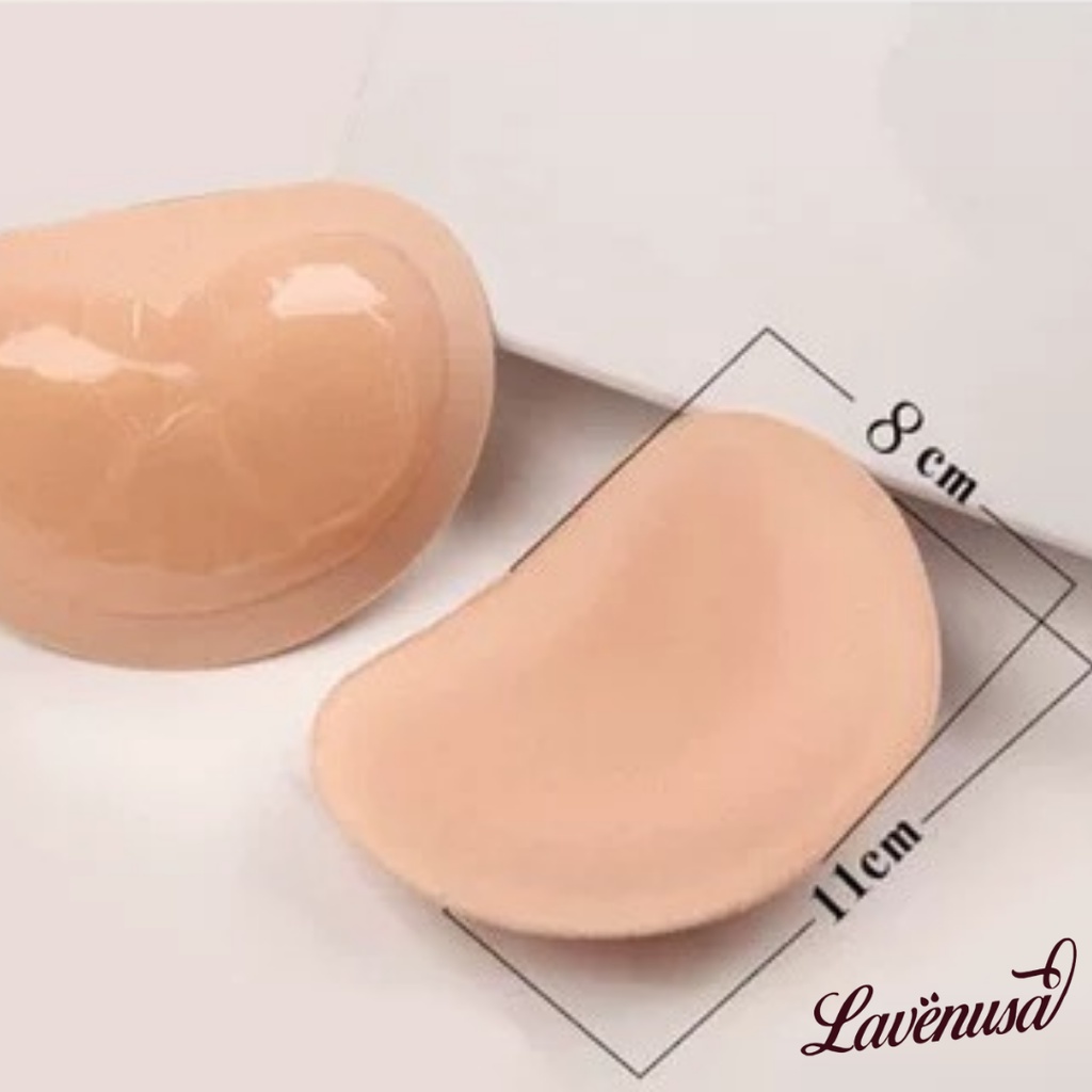Miếng dán độn ngực chất đúc su dày 2cm nâng ngực tạo khe mềm mại LAVENUSA AL39