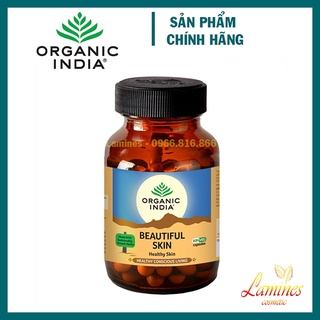 Viên Uống Dưỡng Trắng Da Hoàn Hảo Beauty Skin | Organic India Beautiful Skin 60 Viên