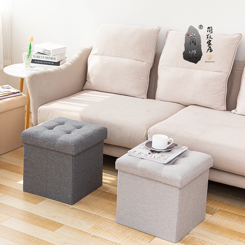 🚛FREESHIP 🆓 Ghế Sofa Kiêm Hộp Vải Đựng Đồ Cho Phòng Khách, Phòng Ngủ Khung Gỗ Bọc Vải Cao Cấp Tiện Lợi | BigBuy360 - bigbuy360.vn