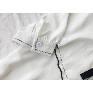 Áo sơ mi cổ bầu BERI