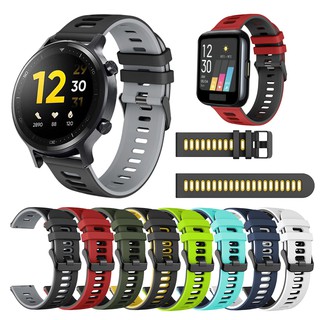 Dây đeo silicon 20mm/ 22mm thích hợp cho đồng hồ thông minh Realme Watch/ Realme S/ Realme S Pro