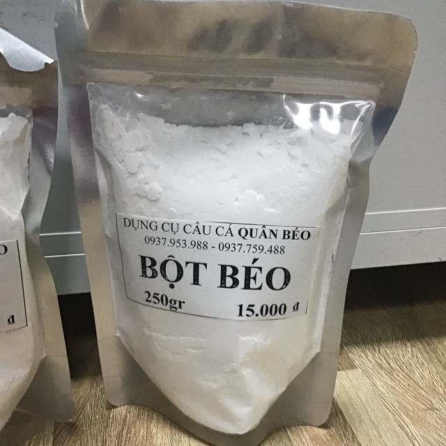 Bột béo dùng làm mồi câu cá