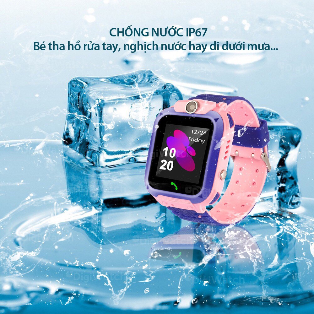 Đồng hồ định vị trẻ em Digiwatch DW28 Nghe gọi 2 chiều | Camera chụp hình | Chống nước IP67(siêu đẹp, tiếng việt)