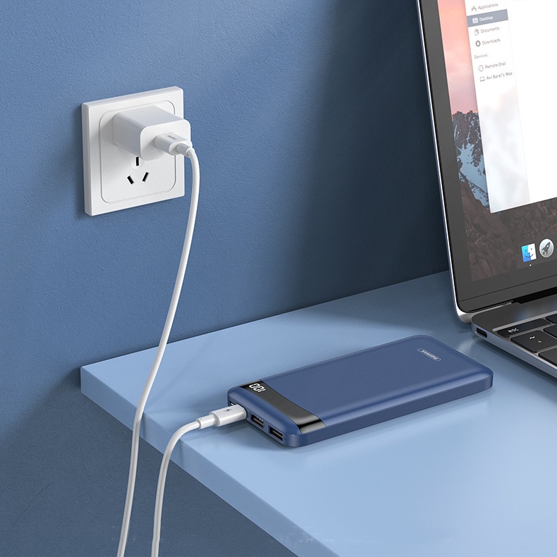 Pin dự phòng Remax RPP-258 dung lượng 10000mAh Green Series 2 input và 2 output (2 màu tuỳ chọn) Nhất Tín Computer
