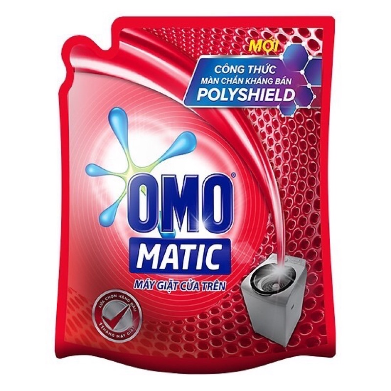 [OMO] Nước Giặt Omo Matic cho máy giặt Cửa Trên Túi 1,7kg