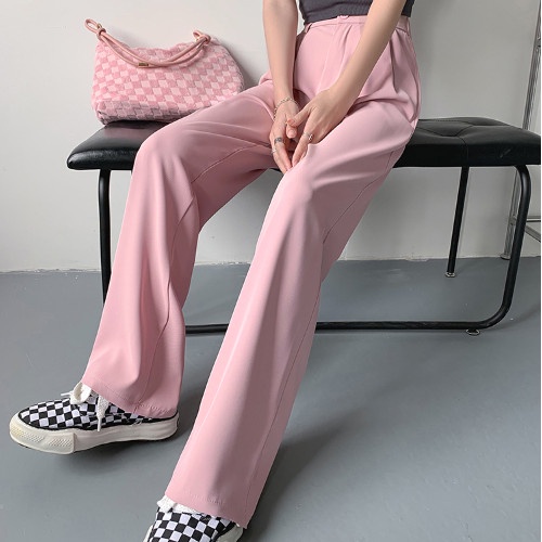 Quần Suông Ống Rộng Lưng Cao Cho Nữ, Phong Cách Ulzzang, Chất Vải Chéo Hàn Loại 1, Q07- Kila Fashions.v