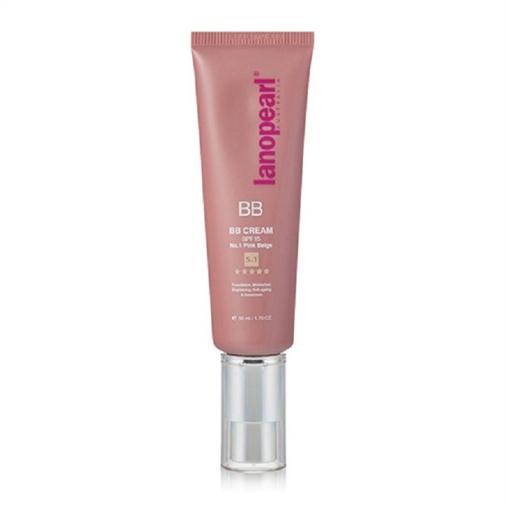 Kem che khuyết điểm 5 trong 1 BB Cream Lanopearl Spf 15 No.1 Pink Beige 50ml | BigBuy360 - bigbuy360.vn