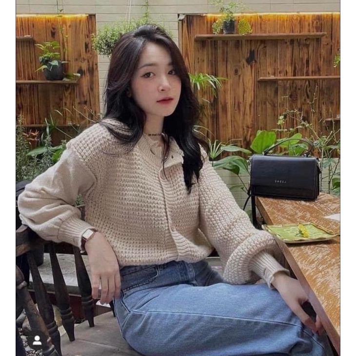 Áo len rách gấu QC