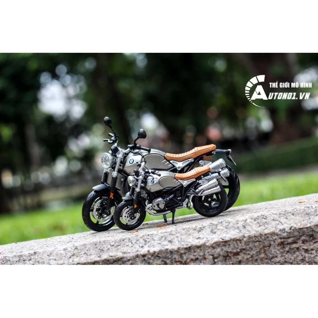 MÔ HÌNH MÔ TÔ BMW R NINE T SCRAMBLER 1:18 MAISTO 6369