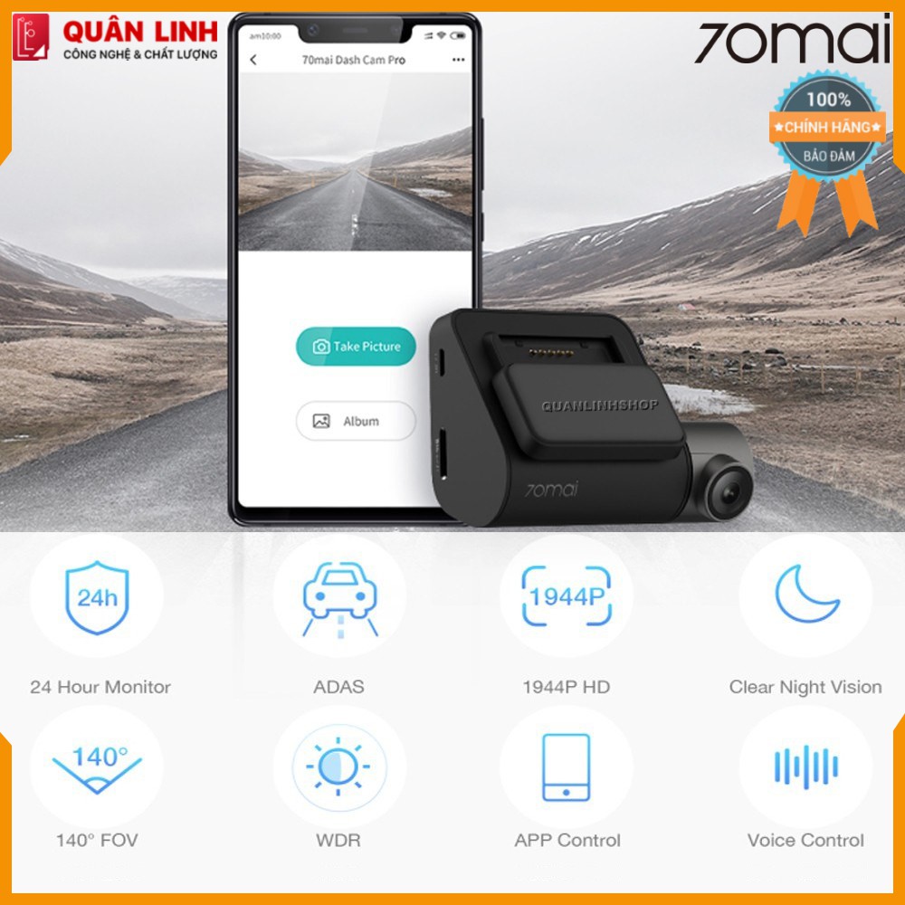 Camera hành trình 70mai Dash Camera Pro - phiên bản Quốc tế kèm thẻ 128GB | BigBuy360 - bigbuy360.vn