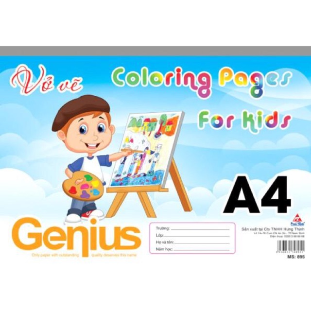 (Shopee Siêu Rẻ) Vở vẽ A4 cho bé