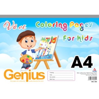 (Shopee Siêu Rẻ) Vở vẽ A4 cho bé