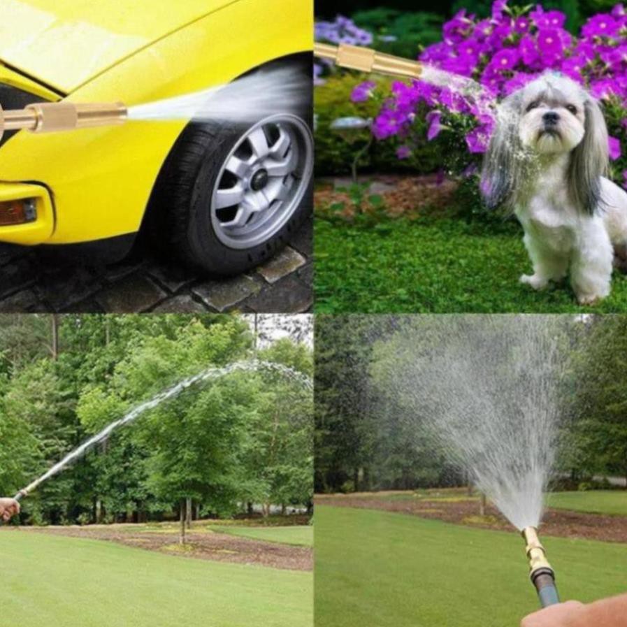 PVN20754 Đầu vòi xịt tăng áp mini phun nước rửa xe, tưới cây tăng áp đa năng.