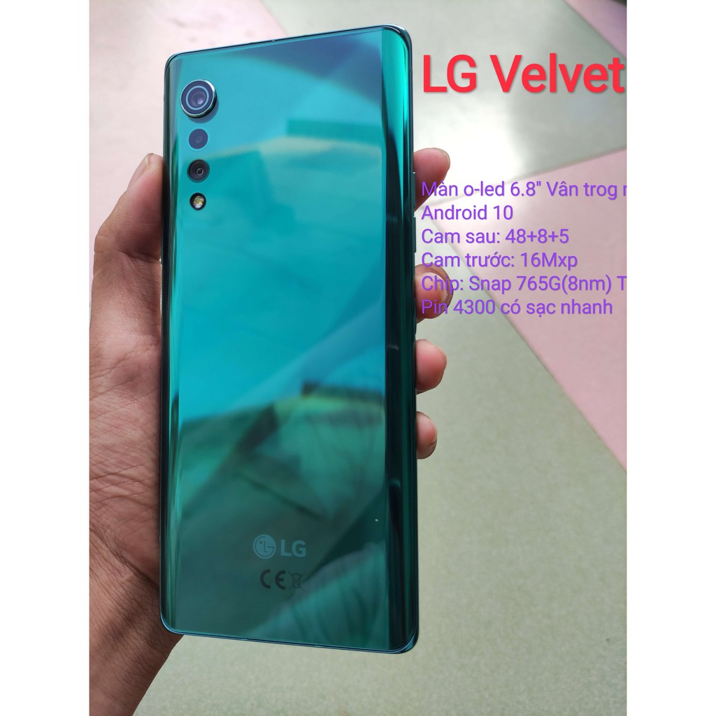 Điện thoại LG Velvet Ram 6-128 Zin chuẩn chống nước hàng New | BigBuy360 - bigbuy360.vn