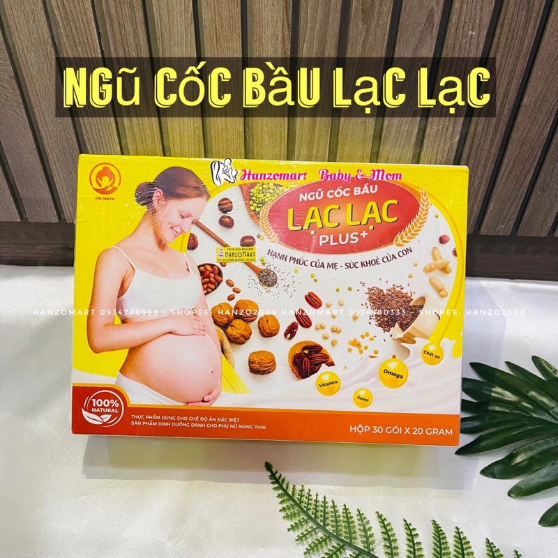 Ngũ cốc bầu lạc lạc siêu dinh dưỡng cho mẹ và bé ( hộp 600g/30 gói)